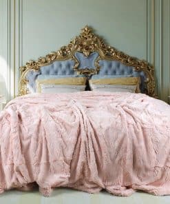 Manta de lujo de piel sintética TOONOW, suave y esponjosa