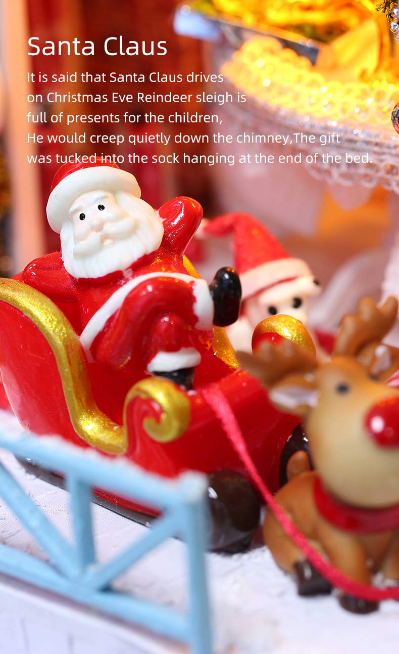 YKSAMU Kit de Casa de Muñecas en Miniatura DIY con Muebles, - Imagen 6