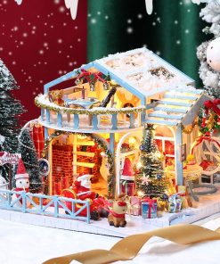 YKSAMU Kit de Casa de Muñecas en Miniatura DIY con Muebles,