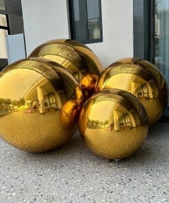 Esfera Inflable de Espejo Dorado 1.2m/47.2in Grandes Bolas