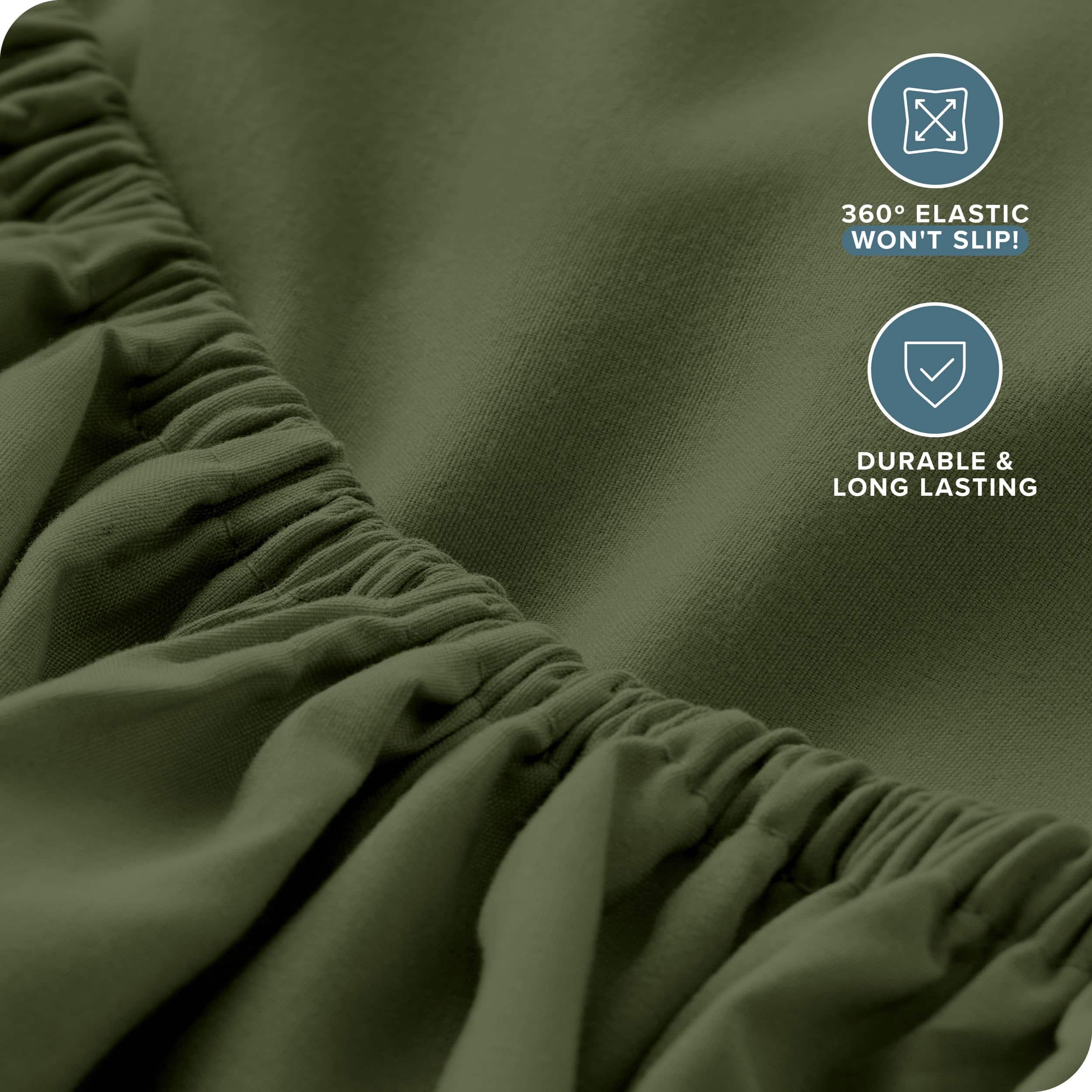 Juego de sábanas King Bare Home - Bolsillos profundos de 22 - Imagen 7