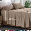 Juego de Sábanas Bare Home Twin XL - Bolsillos -Taupe