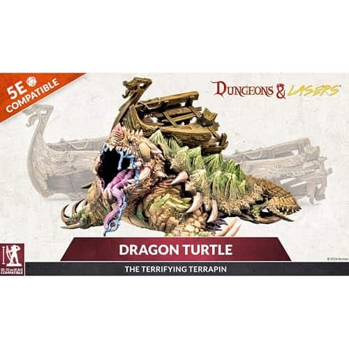 Miniatura de Dragón Tortuga Dungeons & Lasers - Figura - Imagen 9