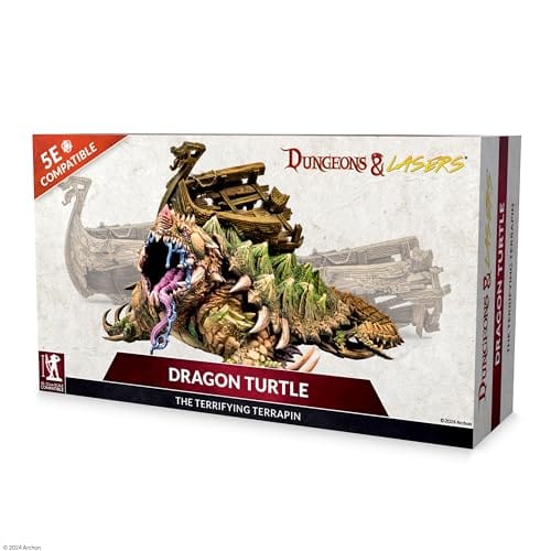 Miniatura de Dragón Tortuga Dungeons & Lasers - Figura - Imagen 3