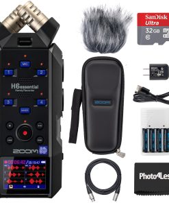 Grabadora Portátil Zoom H6essential, Bundle con Pack de