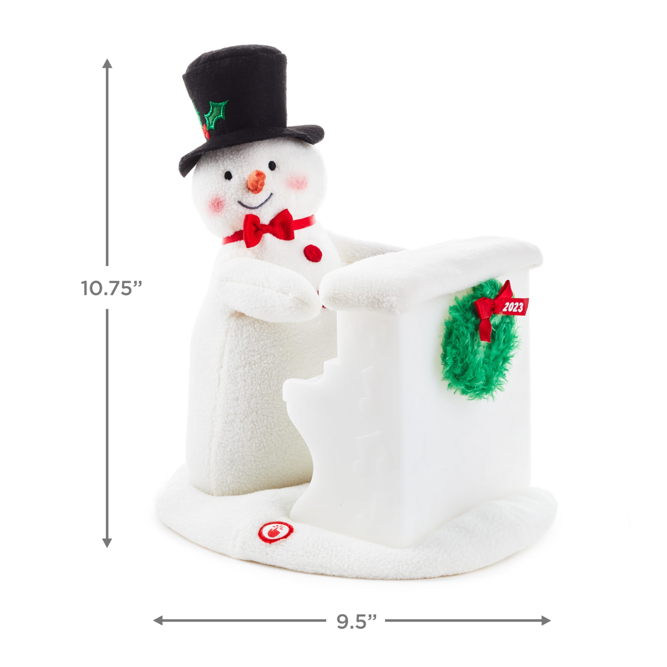 Hallmark 2023 20th Sing-Along Showman Muñeco de Navidad de - Imagen 5