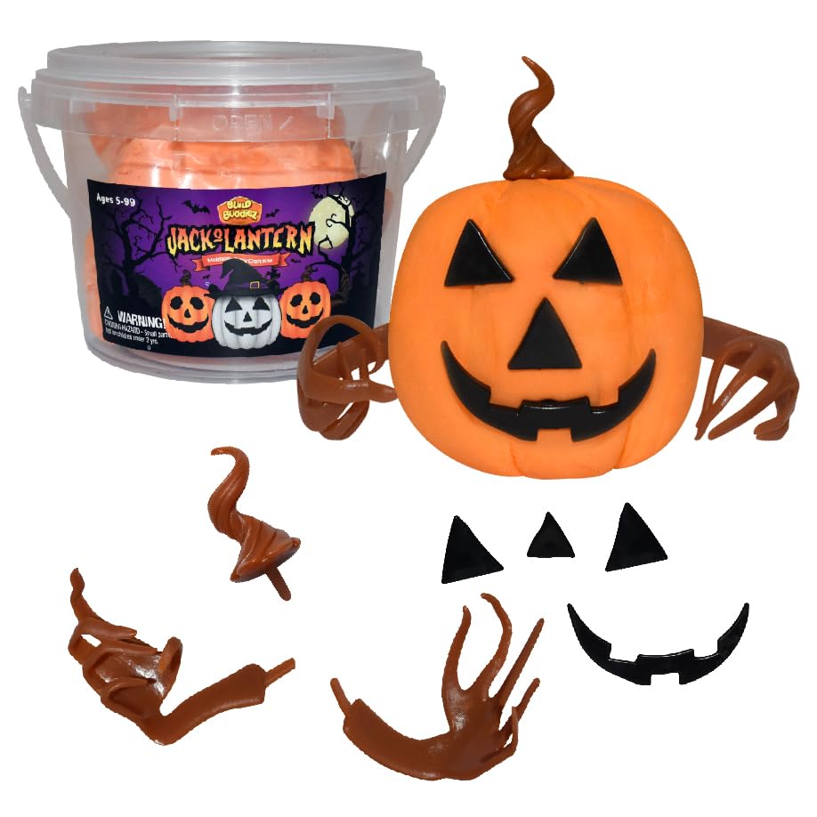 Kit de manualidades Jack-O-Lantern Build Buddiez de 12 - Imagen 7