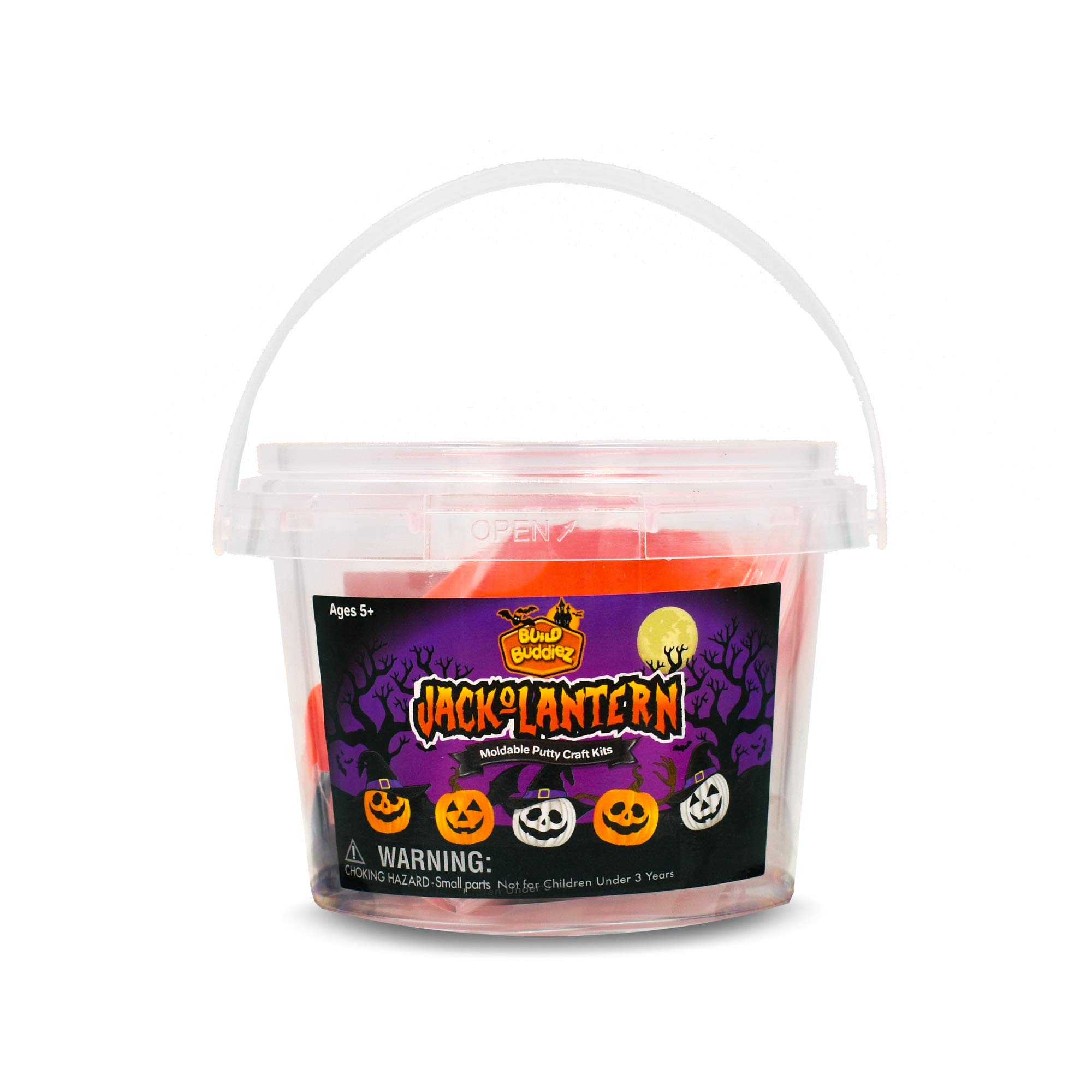 Kit de manualidades Jack-O-Lantern Build Buddiez de 12 - Imagen 10