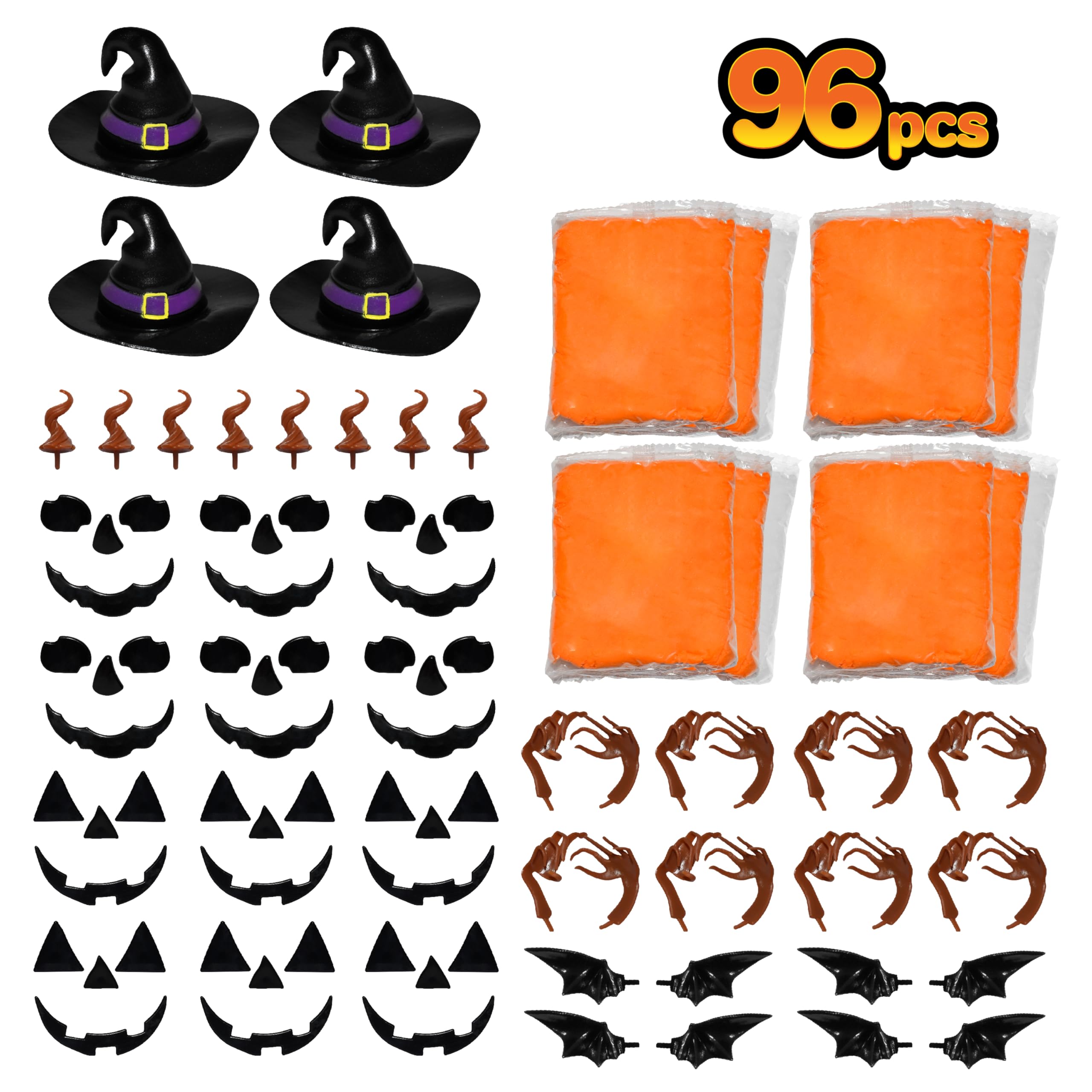Kit de manualidades Jack-O-Lantern Build Buddiez de 12 - Imagen 4