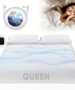 Sábanas de Conexión a Tierra Tamaño Queen, -Blanco