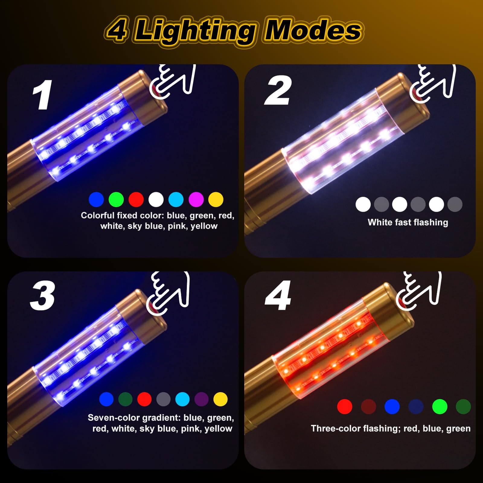 Luz de Botella de Champán LED Luz Estroboscópica Luz - Imagen 5