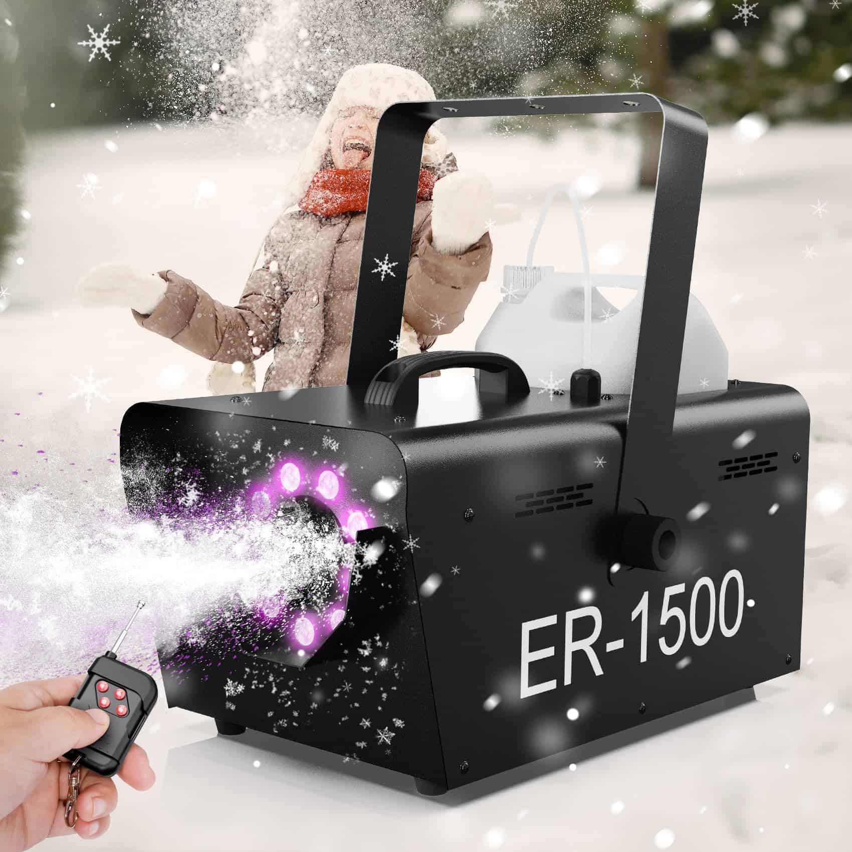 Máquinas Fabricadoras de Nieve TEPU 1500W para Interiores y