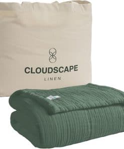 Manta de Muselina de 8 Capas Extra Grande -Verde Oliva