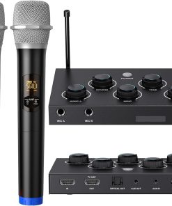 Sistema Mezclador de Micrófono de Karaoke Portátil, con