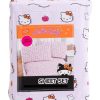Juego de sábanas de algodón Hello Kitty Halloween (Lila con