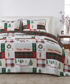 Conjunto de Edredón Navideño en Tamaño Individual con