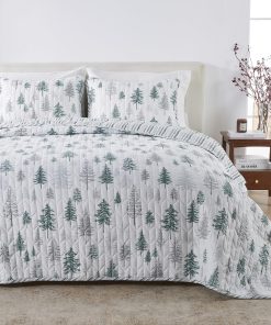 Juego de Colcha de Tamaño Twin para Cabaña Rústica con