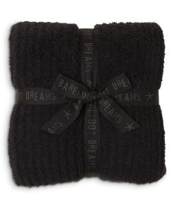 Manta Barefoot Dreams� CozyChic� Ribbed, Negro, 54"x72"