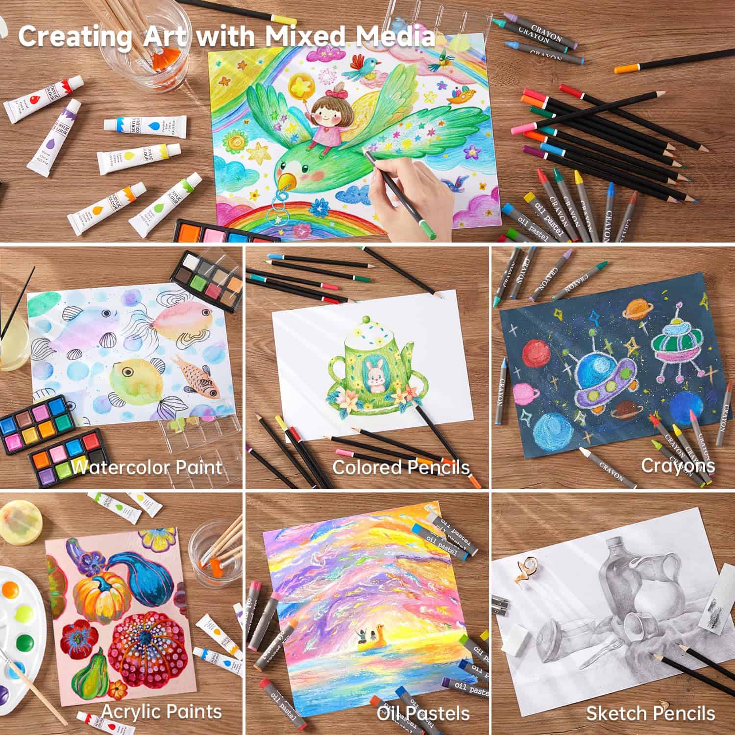 Set de Regalo Shuttle Art Deluxe, Set de 202 Piezas de - Imagen 5