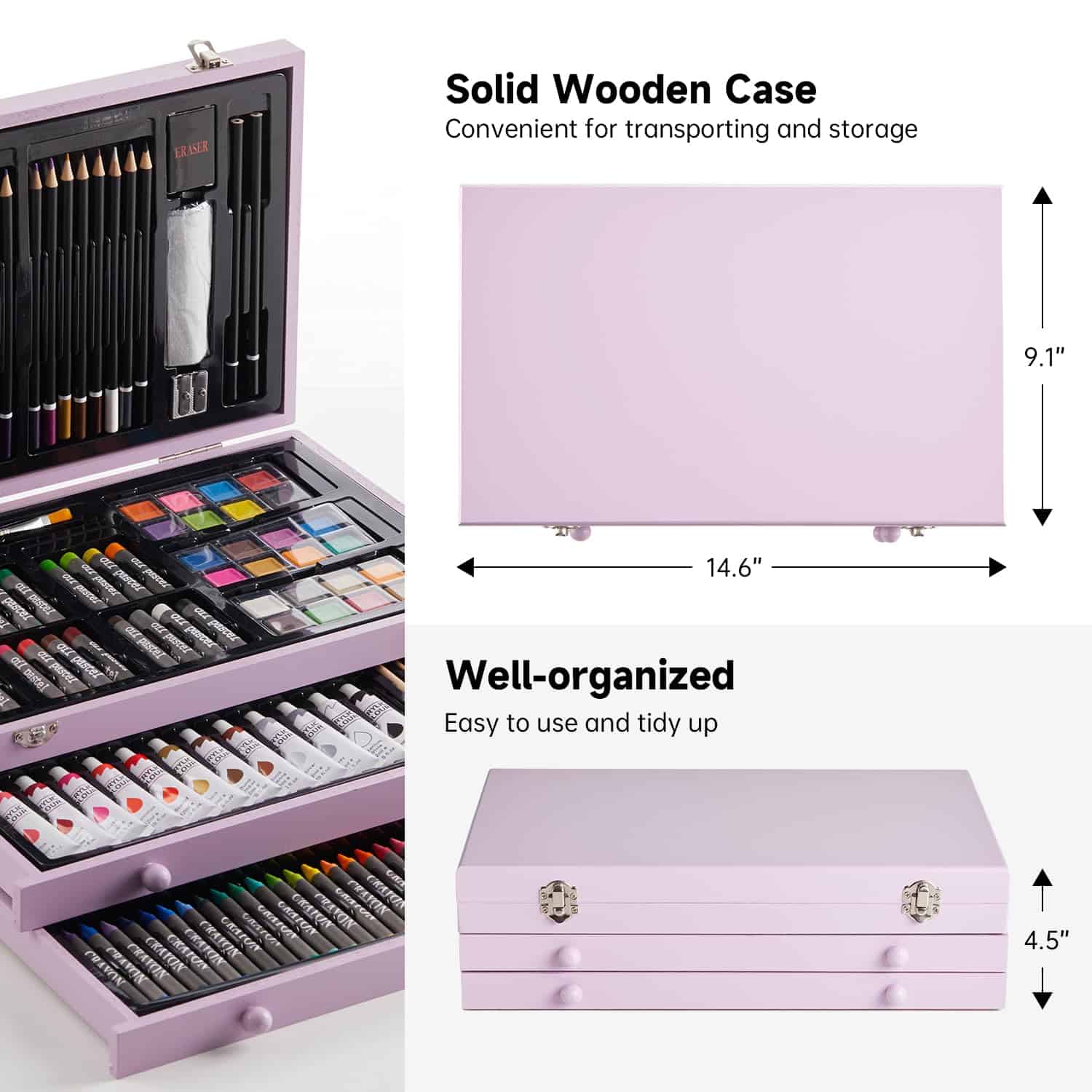 Set de Arte de Lujo Shuttle Art, 202 -Morado - Imagen 8