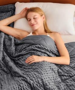 Manta Ponderada para Adultos (20lbs, 48"x72" -Gris