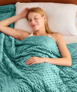 Manta ponderada para adultos (12 libras, tamaño doble de