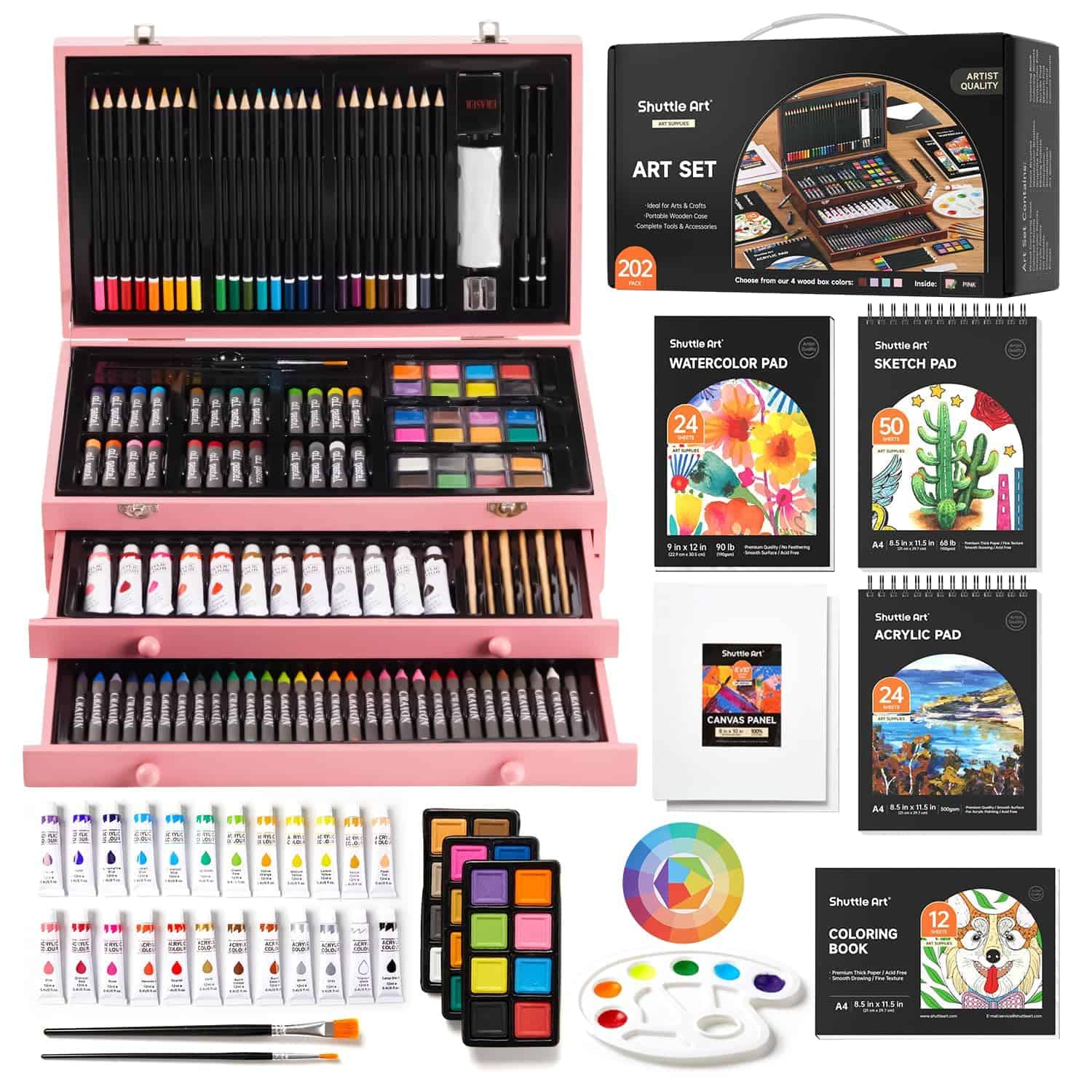 Set de Regalo Shuttle Art Deluxe, Set de 202 Piezas de