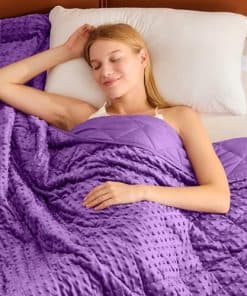 Manta Ponderada para Niños (7 lbs, Tamaño -Morado