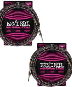 Set de cables para instrumentos Ernie Ball trenzado