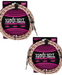 Set de Cables de Instrumento Trenzado de Ernie Ball