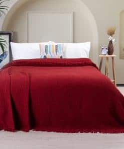 Mantas de Muselina Ultra Suaves Páskál para -Rojo