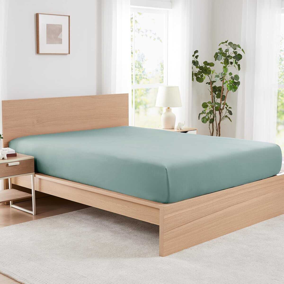 Conjunto de 2 Sábanas Ajustables California King de