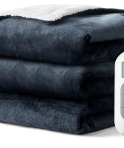 Manta Eléctrica con Calentamiento, Doble Cara de Franela y