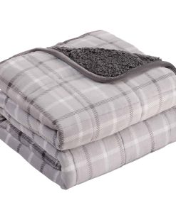 Manta Ponderada L'AGRATY - 48"x72" 15lbs Manta -Gris y Blanc