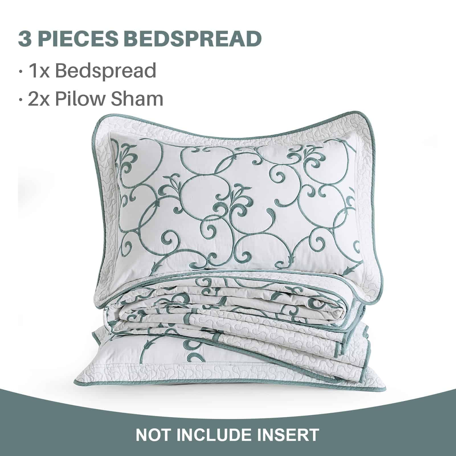 Colcha King Size extragrande FineStichery 128"x120" - 100% - Imagen 7