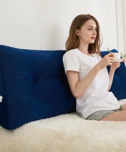 Almohada para cabecera de cama Zelladorra, -Azul marino