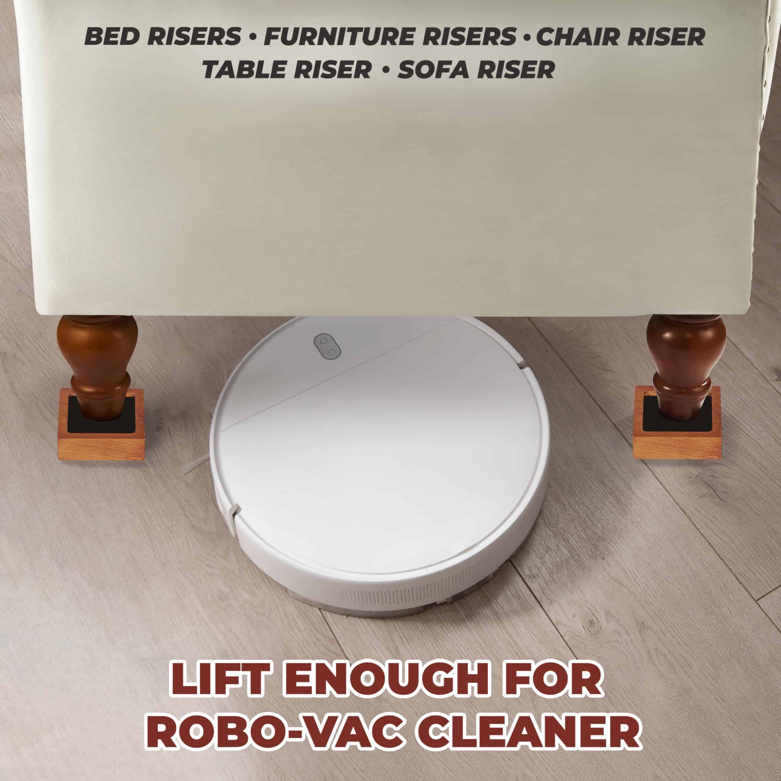 Elevadores de Cama y Muebles (Set de 8 - Altura 1") Se - Imagen 8