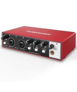 Interfaz de Audio USB HOSONGIN 2i2 para -Rojo