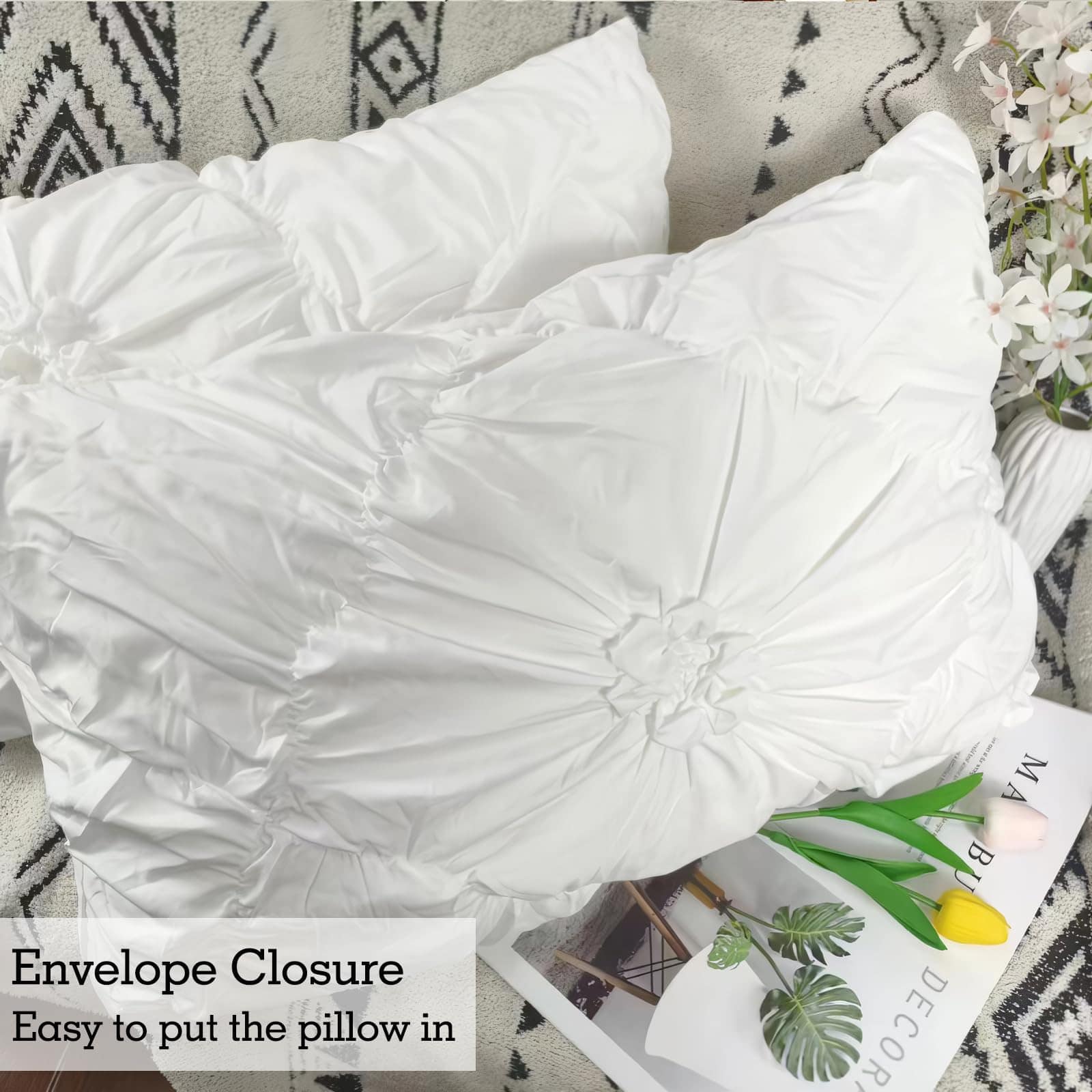 Juego de Funda nórdica Boho BUAEL King Size, Funda nórdica - Imagen 8