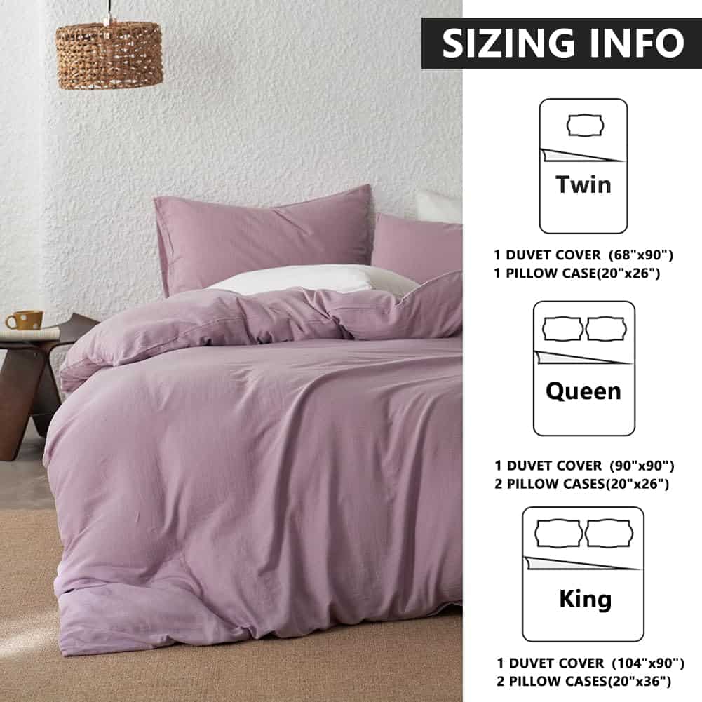 Funda de Edredón King Size de 100% Muselina de Algodón - Imagen 7