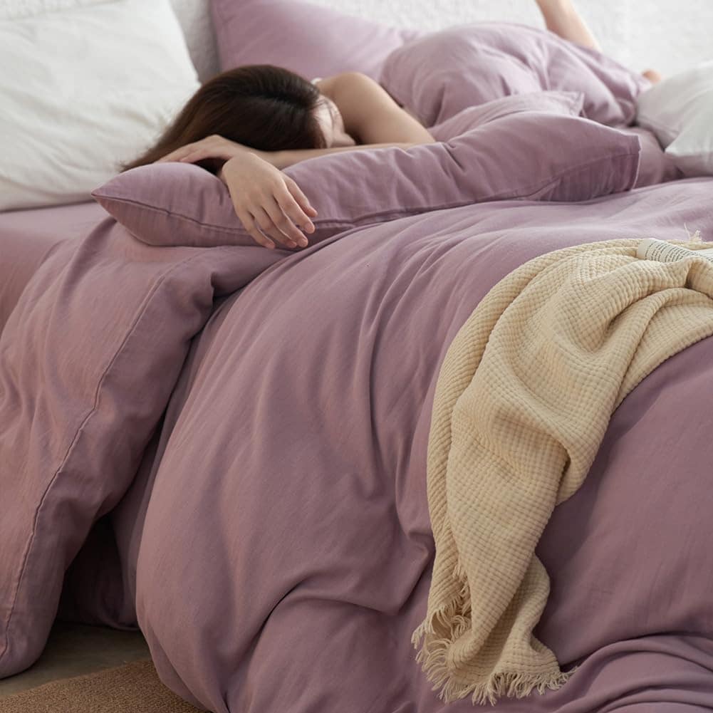 Funda de Edredón King Size de 100% Muselina de Algodón - Imagen 8