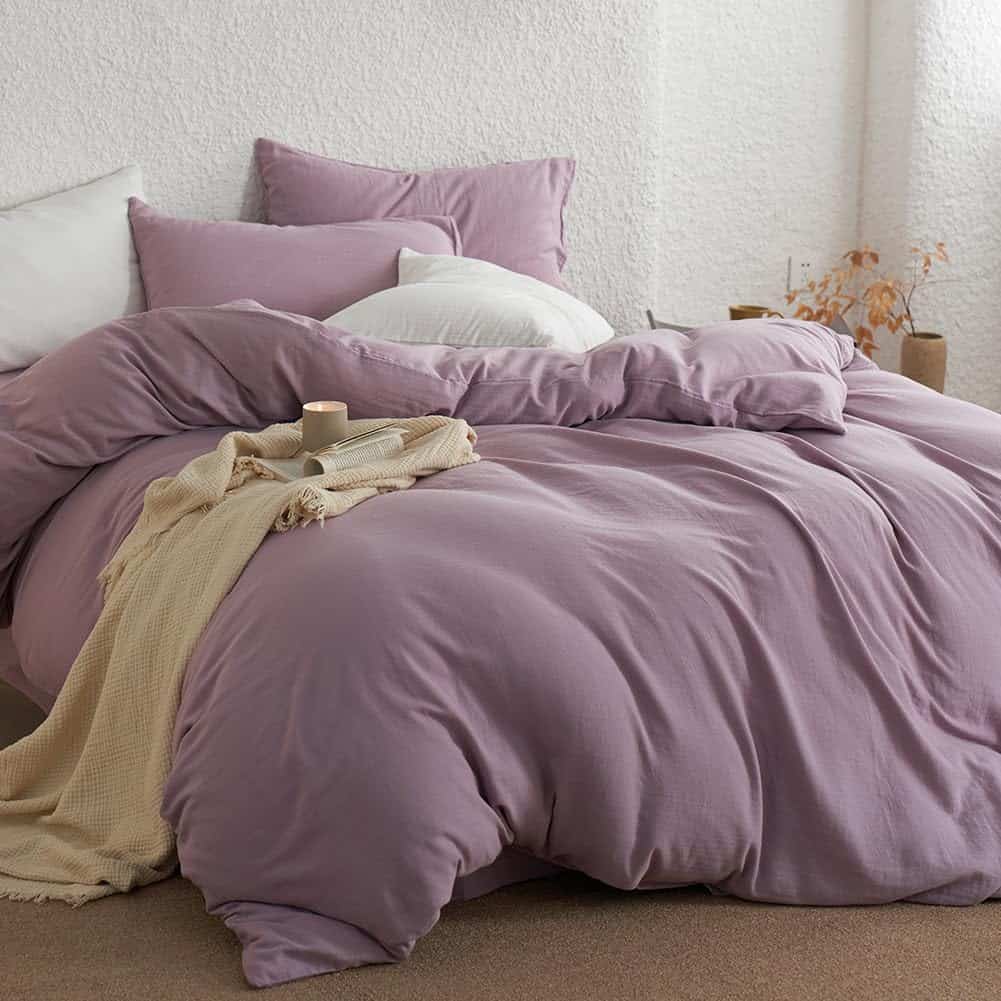 Funda de Edredón King Size de 100% Muselina de Algodón