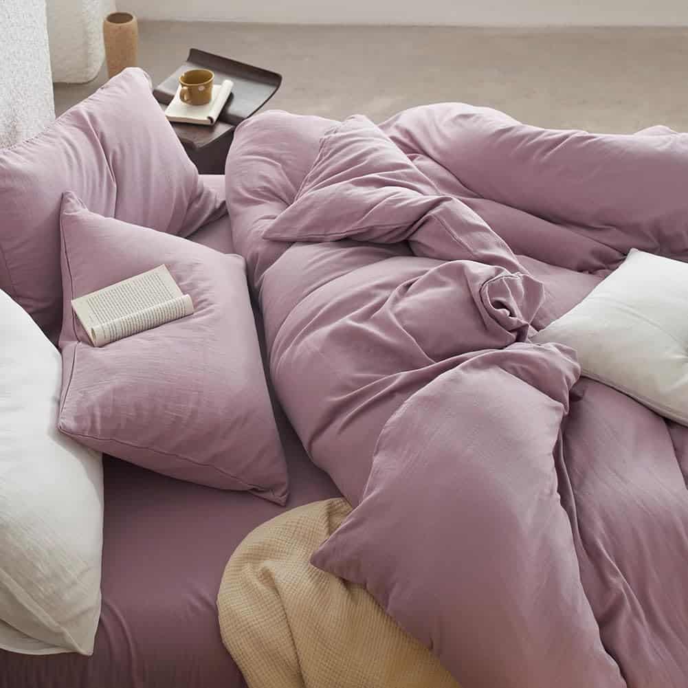 Funda de Edredón King Size de 100% Muselina de Algodón - Imagen 9