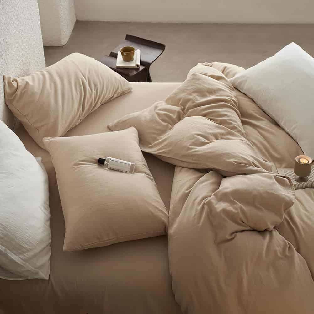 Funda de Edredón Individual de Muselina de Algodón 100%, - Imagen 9