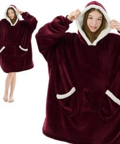 Manta con Capucha L'AGRATY Gigante con Bolsillos y Mangas