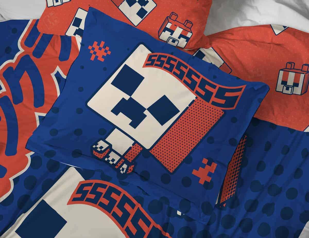 Set de Edredón Jay Franco Minecraft Creeper Twin - Juego de - Imagen 6