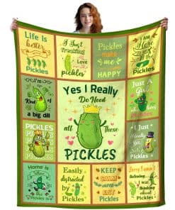 Manta de Pepinillos Zorkomr para Amantes de los Pepinillos