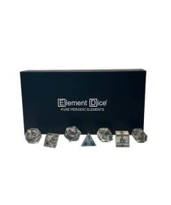 Set de Dados de Poliedro de Elementos - Cadmio y Resina