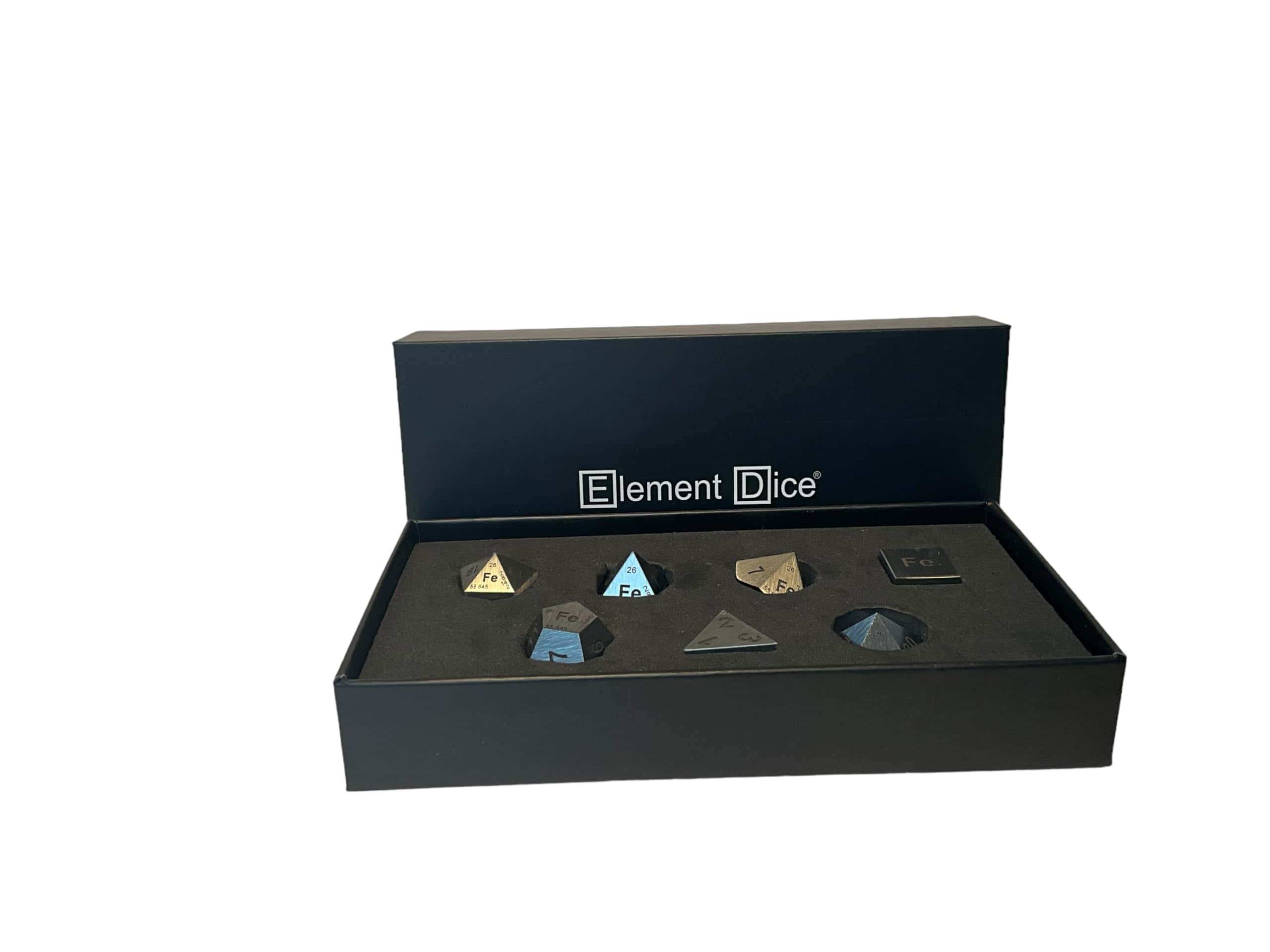 Conjunto de dados poliédricos de Elemento - Hierro Sólido - Imagen 3