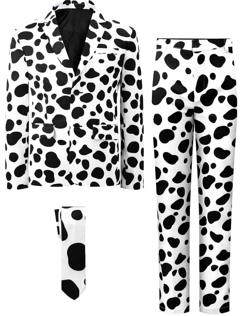 Traje de Estampado Dálmata para Niños A&J DESIGN Disfraz de